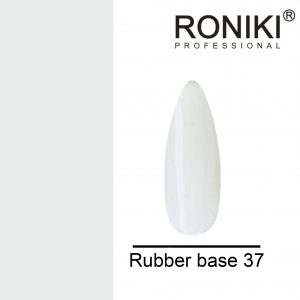 Color Rubber Base 37 (Blanco Leche), RONIKI Profesional.