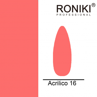 Acrilico de color 16, 10g, RONIKI Profesional