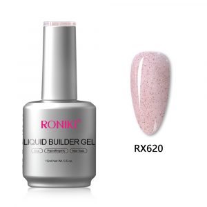 HEMA & TPO Free Bottle Gel RX620(Glitter), 15ml RONIKI Professional