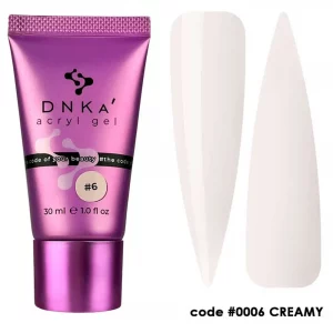 Аcryl Gel #0006 Creamy (tube), 30 ml DNKa'
