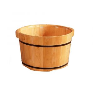 Cubo para pedicura madera 24x42cm