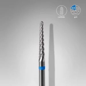 Fresa «cono» azul, diámetro 2,3 mm, parte de trabajo 14 mm, STALEKS EXPERT