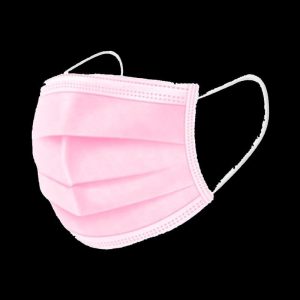 Mascarilla quirurgica 3 capas tipo IIR ROSA (50 unid)