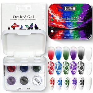 Set de Geles Nail Art 6 Colores | Decoración de Uñas, BOG-0106 Beautilux