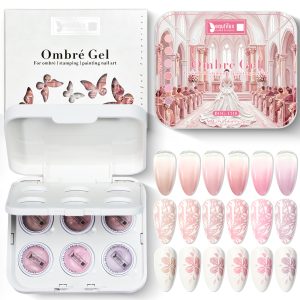 Set de Geles Nail Art 6 Colores | Decoración de Uñas, BOG-1318 Beautilux