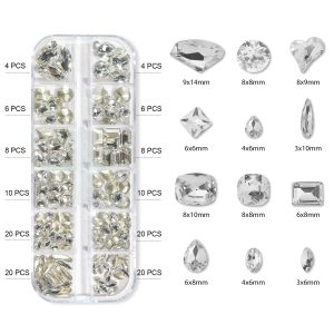 Piedras para decoración caja de 12 formas RP-01, Beautilux